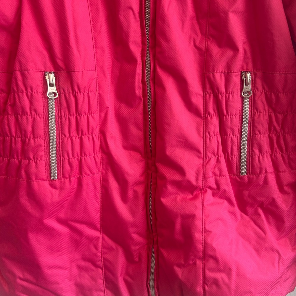 BCX Girl Hot Pink Faux‎ Fur Hooded Puffer Winter Coat Jacket Size L(14) Girls - Picture 2 of 8